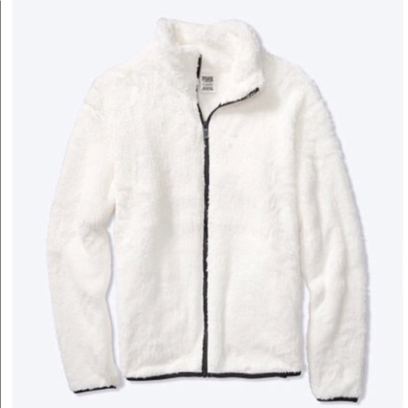 PINK Victoria's Secret Jackets & Blazers - 💕VS PINK (Large) Coconut 🥥 teddy Sherpa!💕